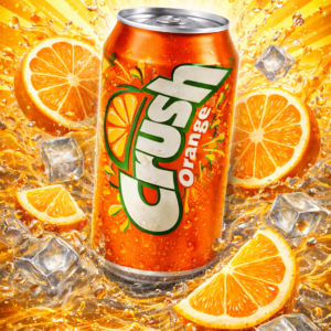 Gaseosa en lata Orange Crush