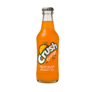 Gaseosa de vidrio Orange Crush